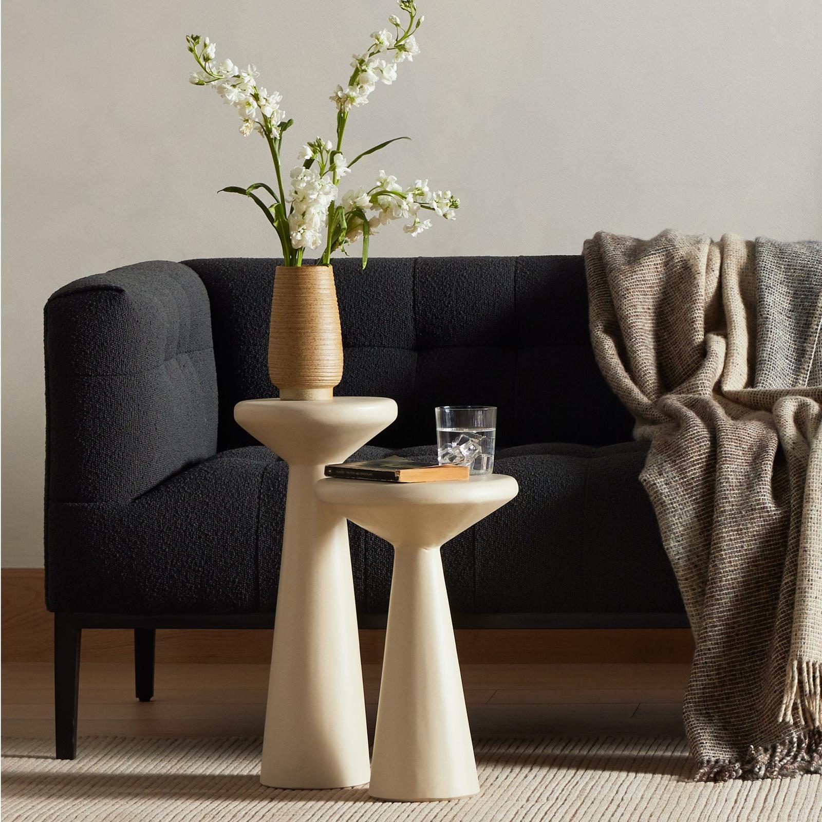 Four Hands Ravine Concrete Accent Tables - Set Of 2