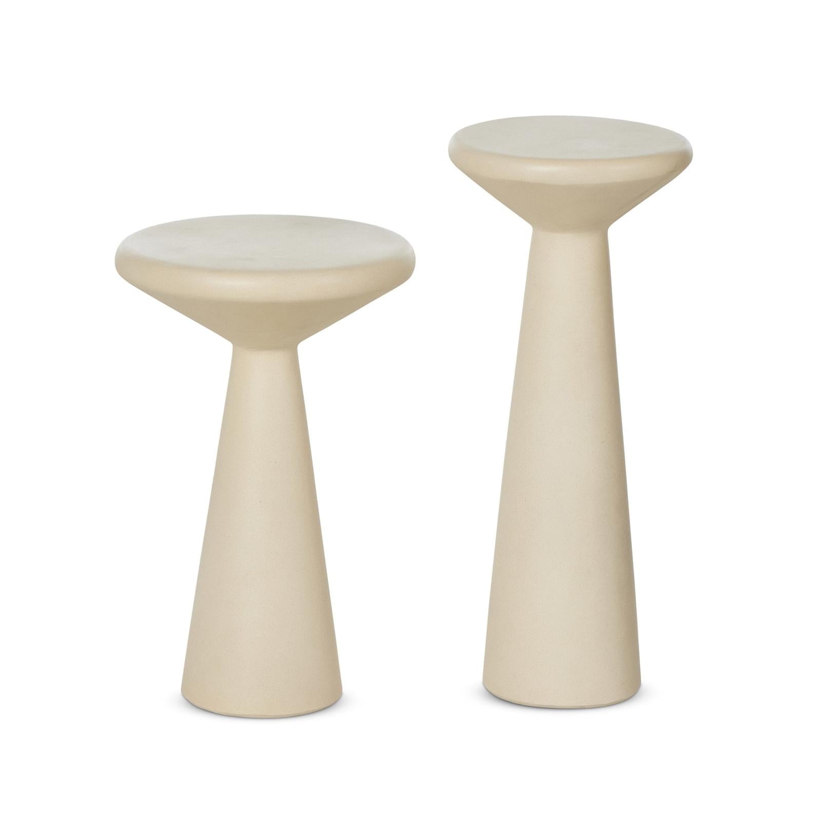Four Hands Ravine Concrete Accent Tables - Set Of 2