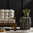 Gem Outdoor End Table-Dark Grey
