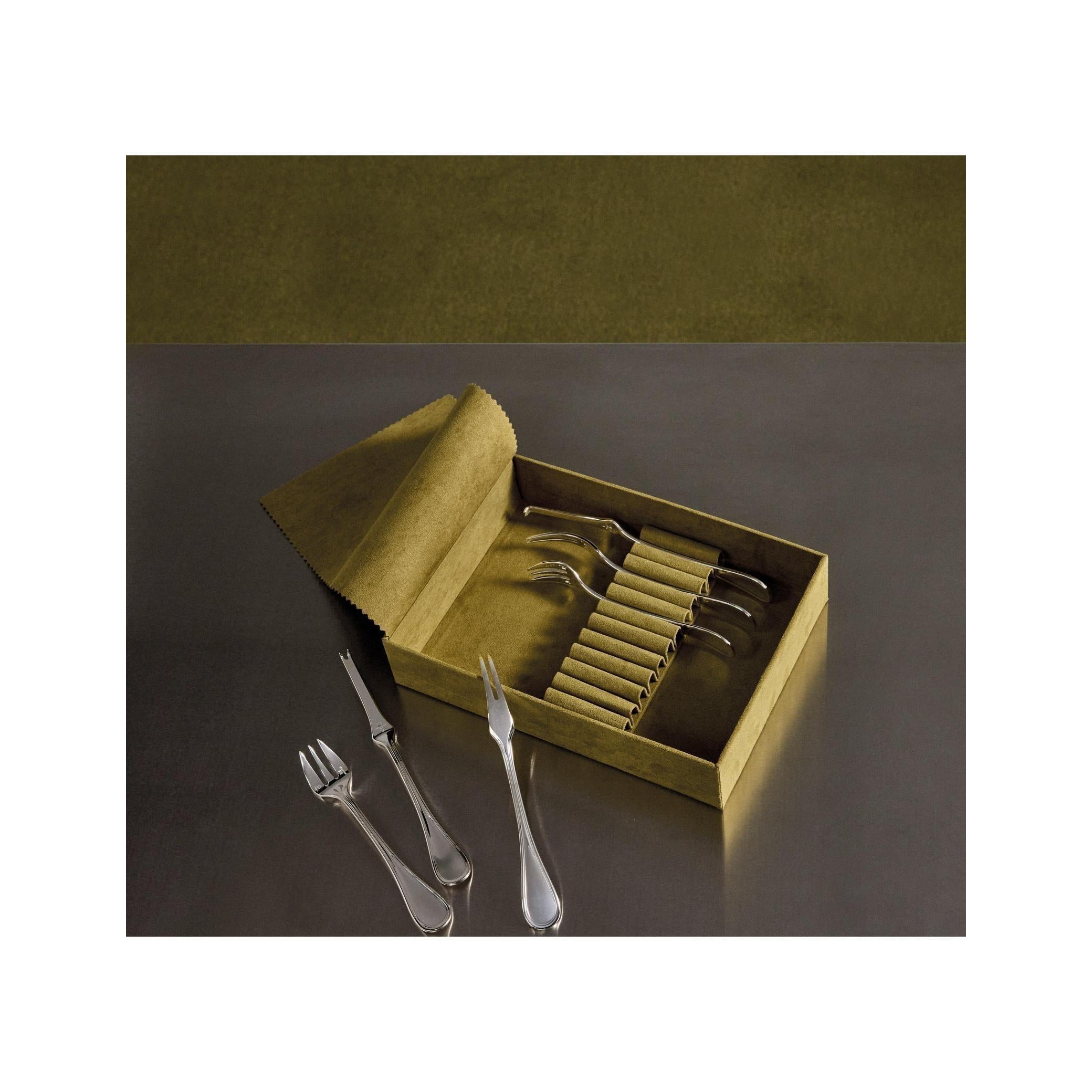 Christofle Albi Seafood Duo Set 6 Pieces