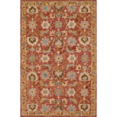 Loloi Victoria VK-09 Terracotta / Gold Rug