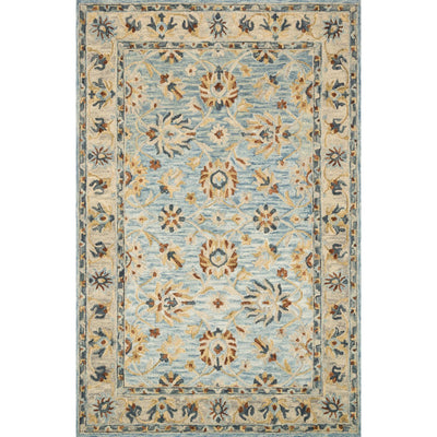 Loloi Victoria VK-18 Light Blue / Natural Rug