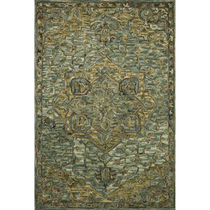 Loloi Victoria VK-20 Dark Green / Tobacco Rug