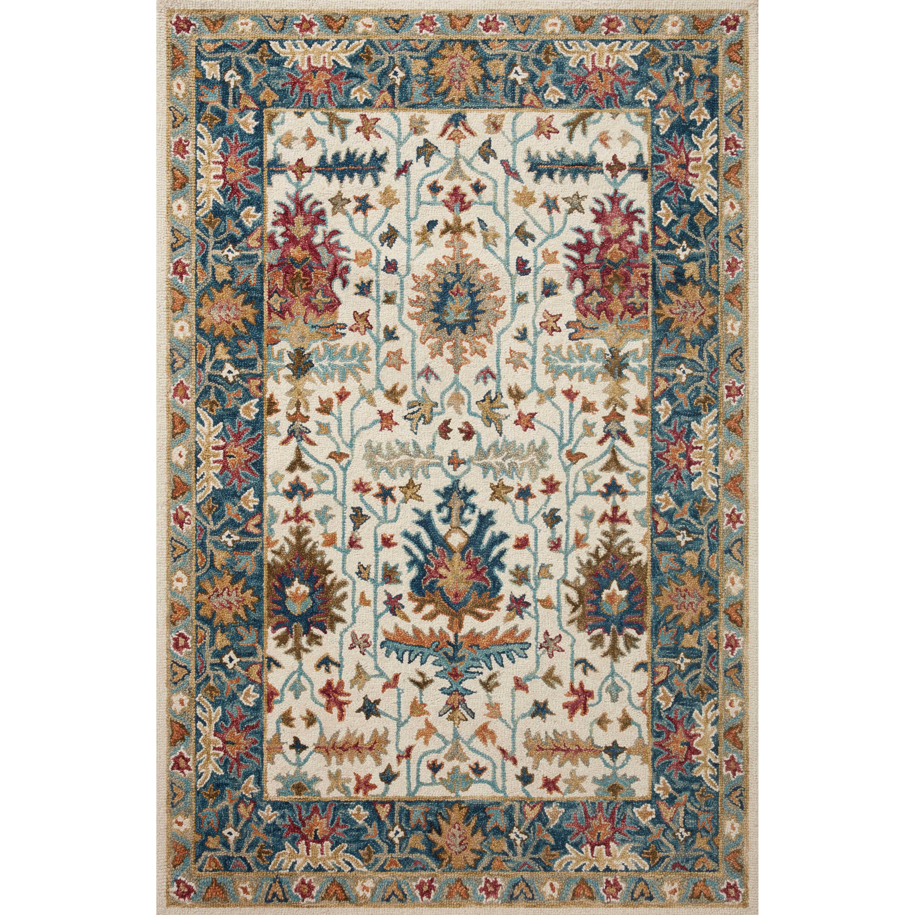Loloi Victoria VK-23 Ivory / Sky Rug