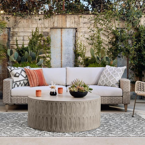 Four Hands Colorado Drum Coffee Table