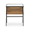Four Hands Mondrian Gunmetal Side Table
