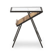 Four Hands Mondrian Gunmetal Side Table
