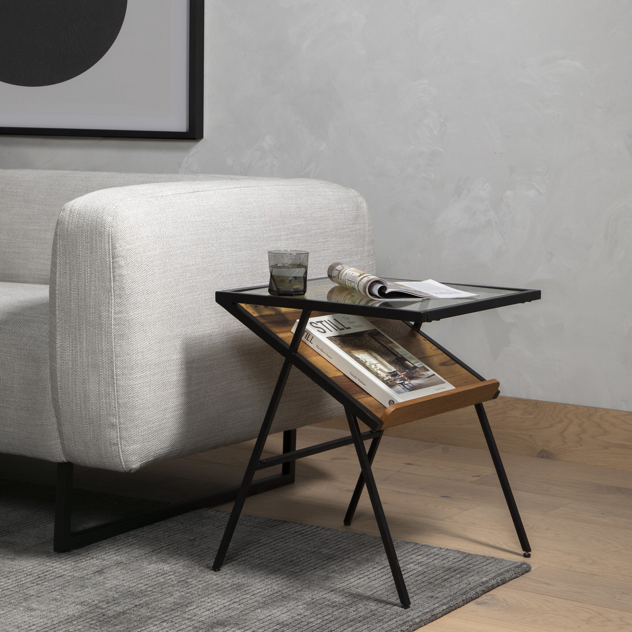 Four Hands Mondrian Side Table