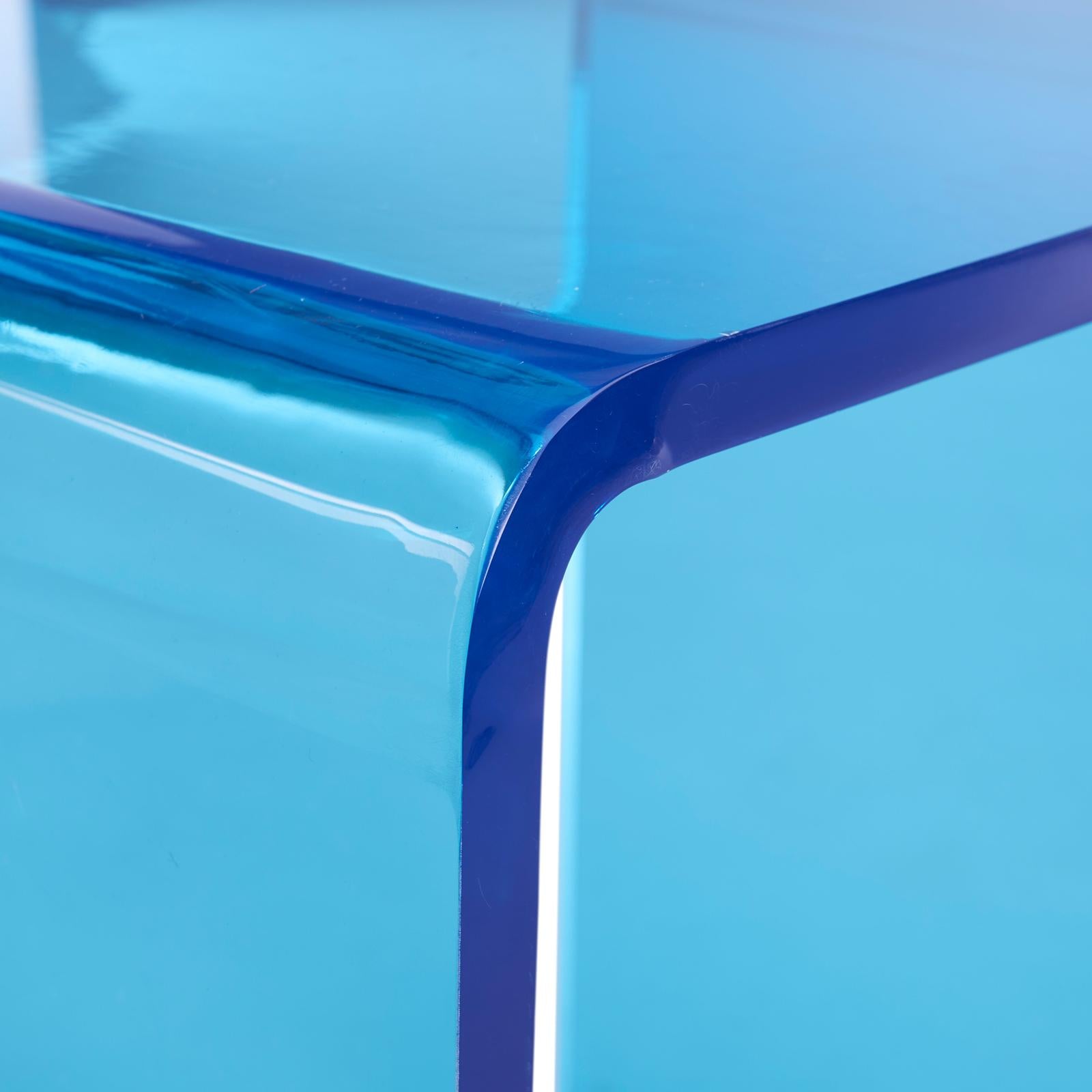 Wildwood Ramona Aqua Blue Side Table