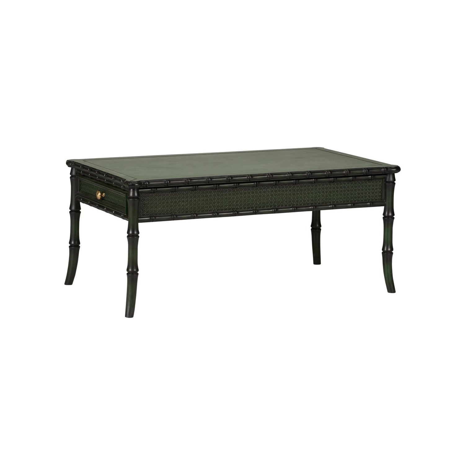 Wildwood Borneo Coffee Table, Emerald Green