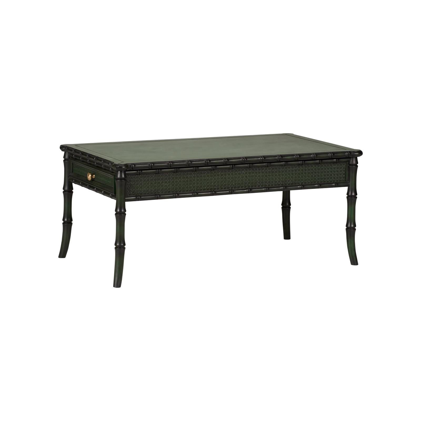 Wildwood Borneo Coffee Table, Emerald Green