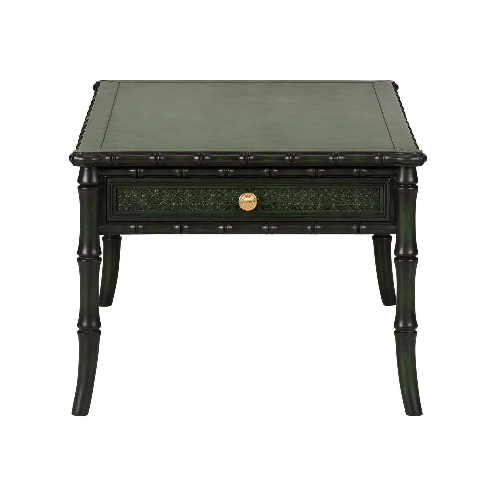 Wildwood Borneo Coffee Table, Emerald Green