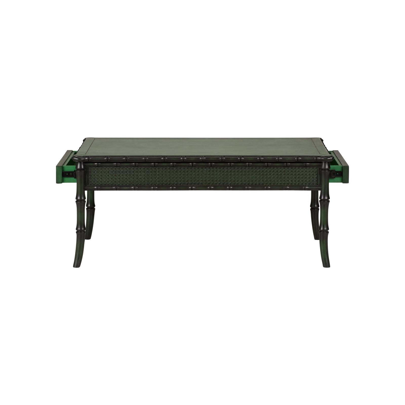Wildwood Borneo Coffee Table, Emerald Green