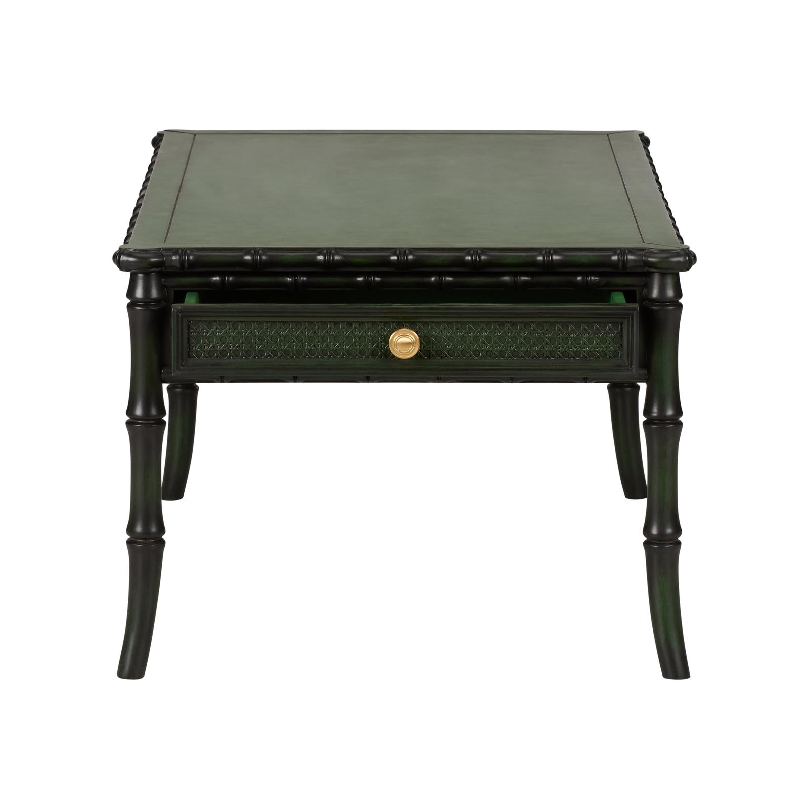Wildwood Borneo Coffee Table, Emerald Green
