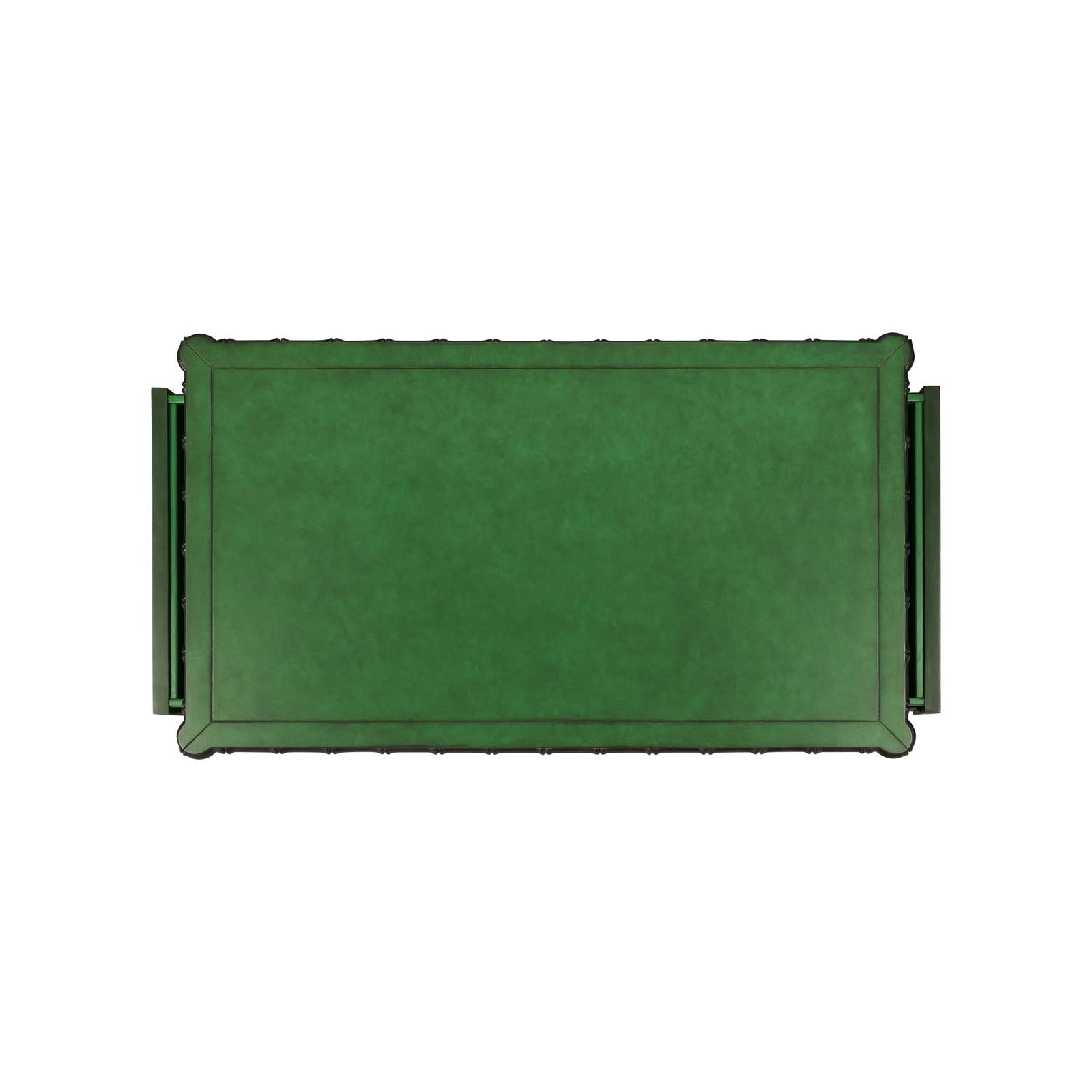 Wildwood Borneo Coffee Table, Emerald Green