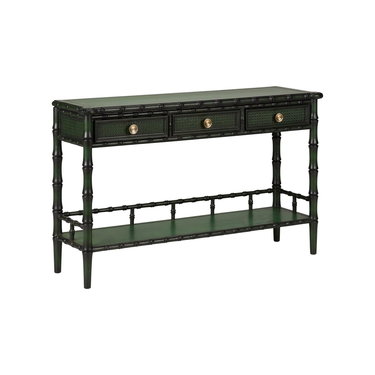 Wildwood Borneo Console, Emerald Green