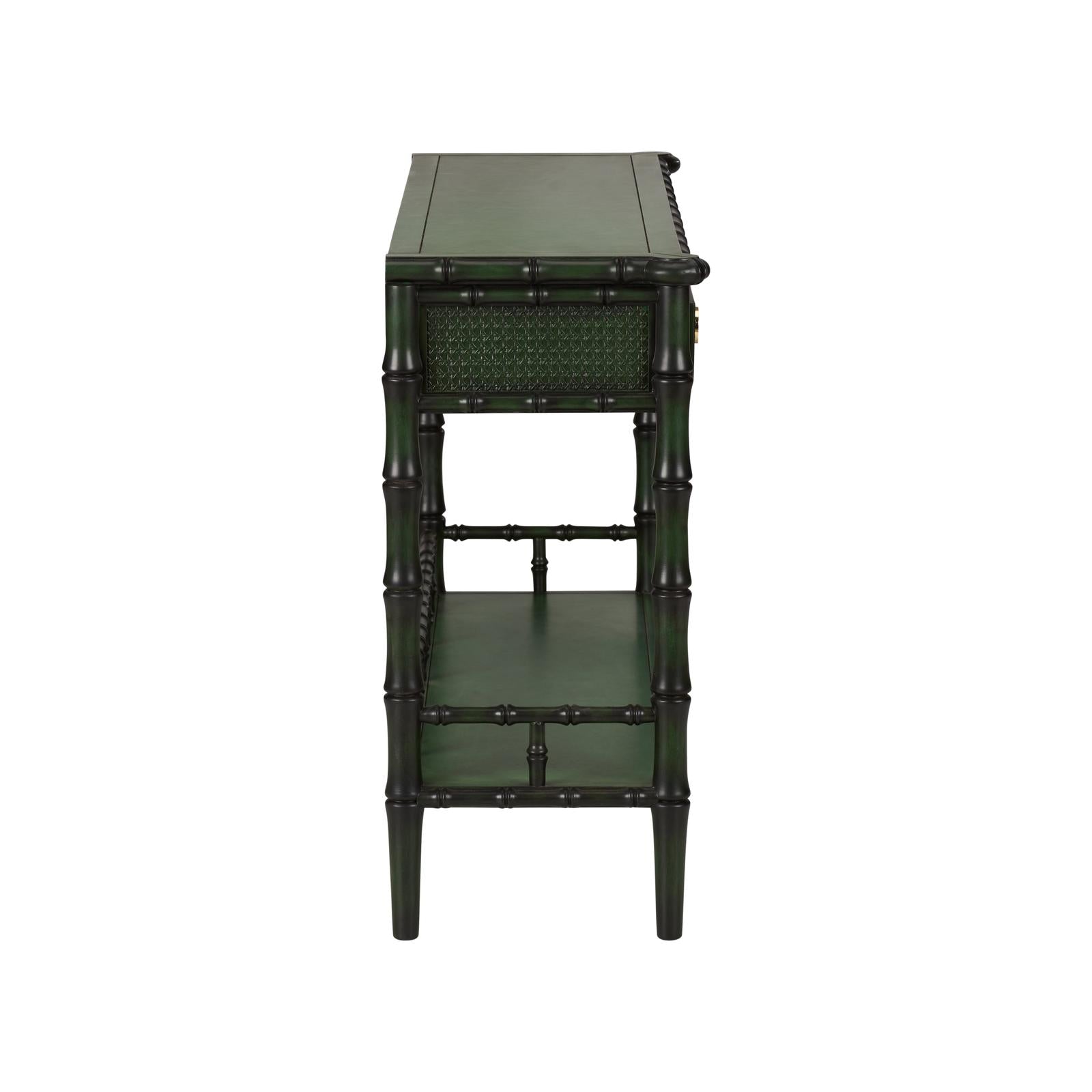 Wildwood Borneo Console, Emerald Green