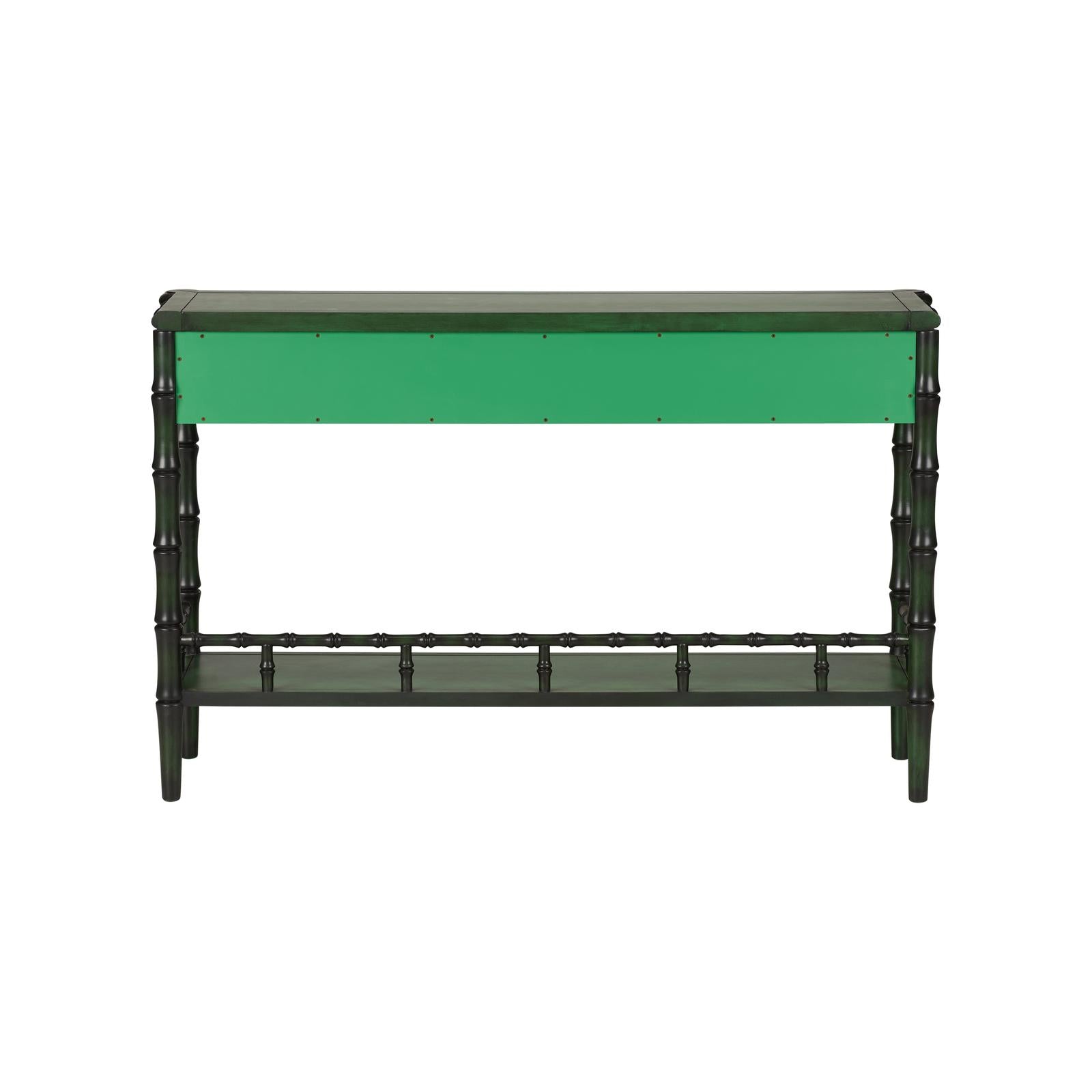 Wildwood Borneo Console, Emerald Green