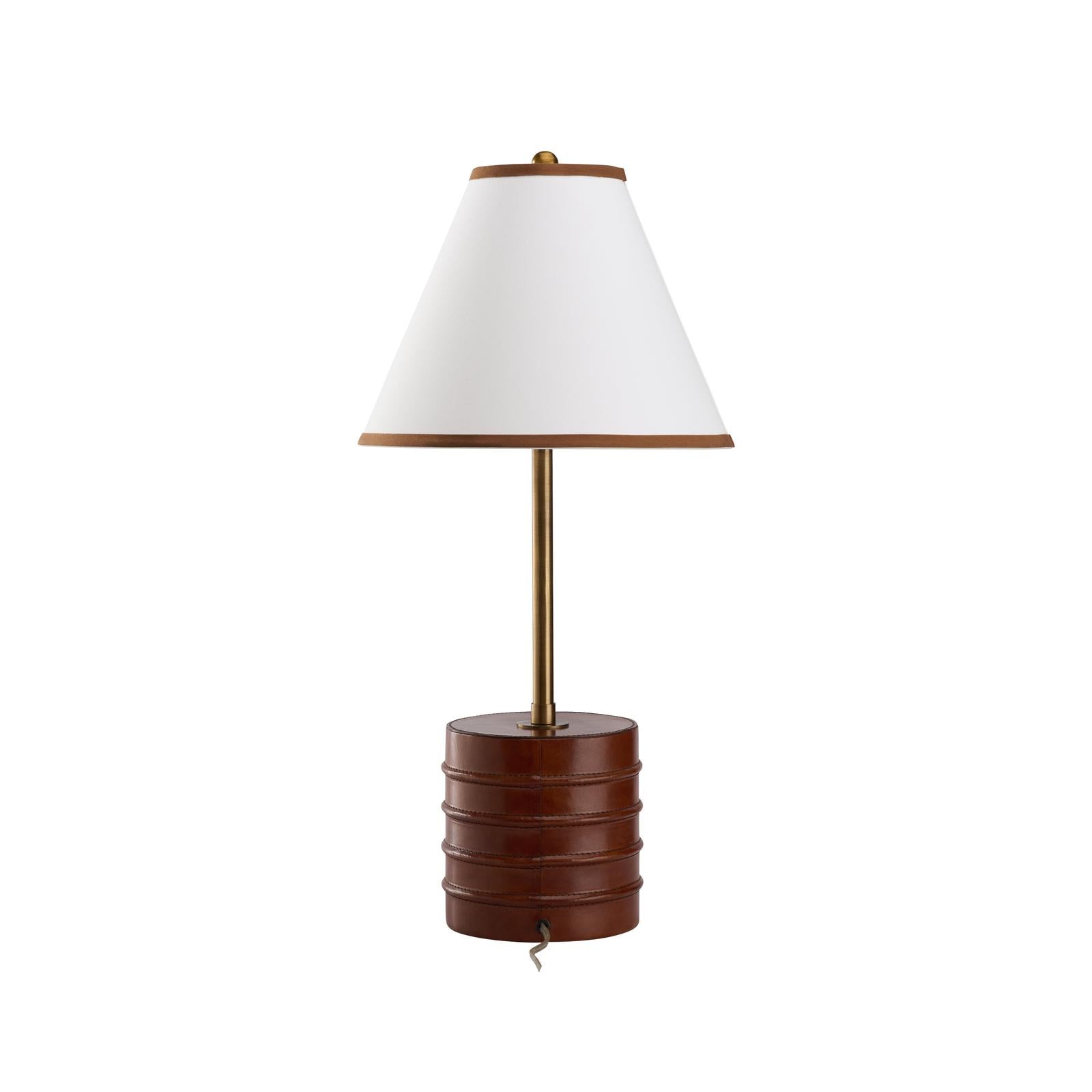 Wildwood Lawrence Leather Lamp