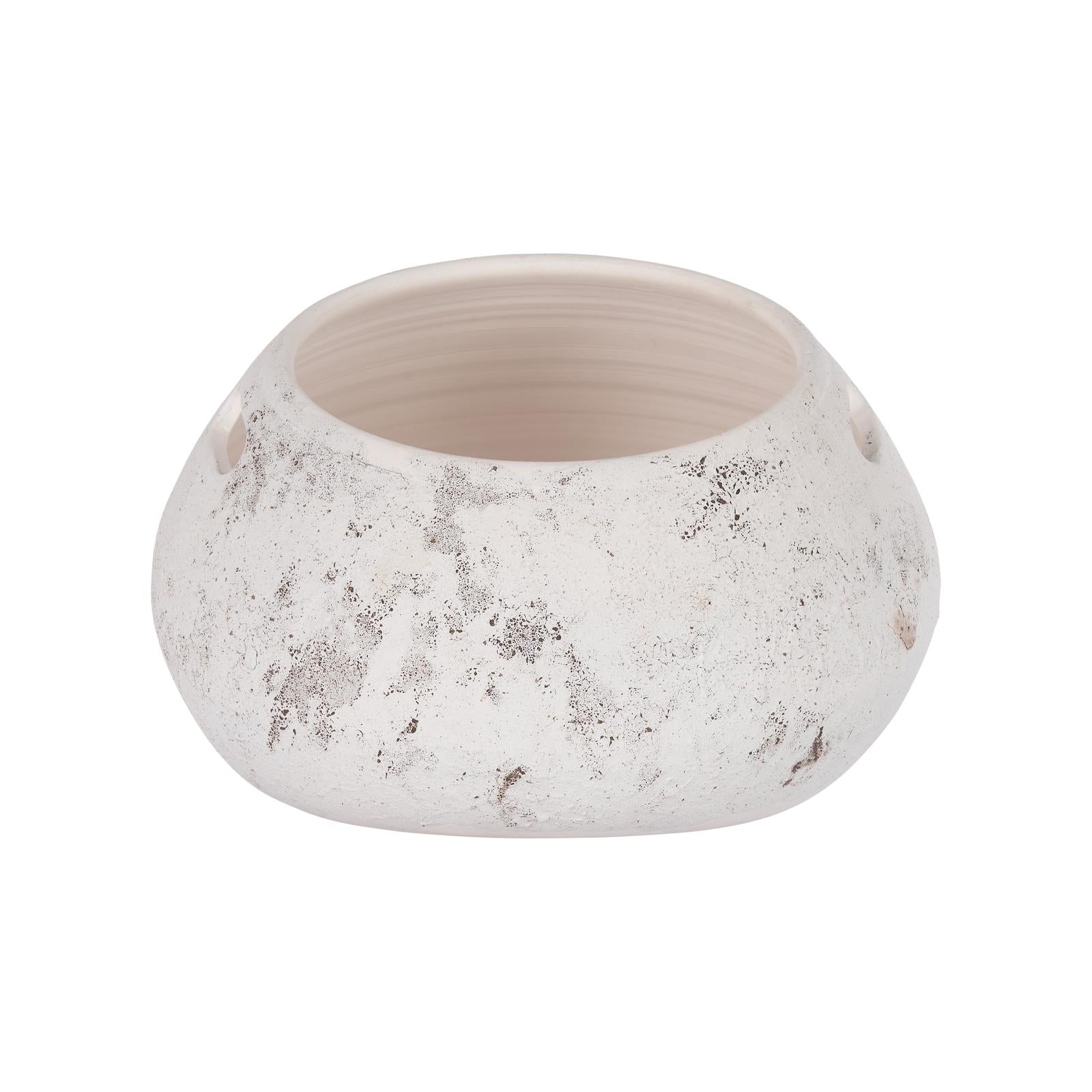 Wildwood Palmira White Cachepot