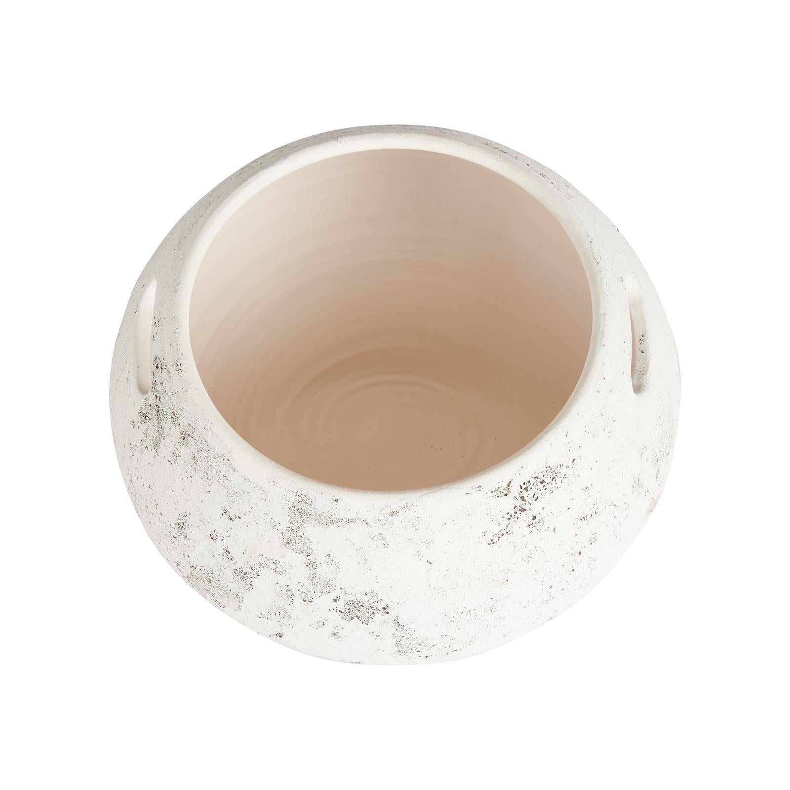 Wildwood Palmira White Cachepot