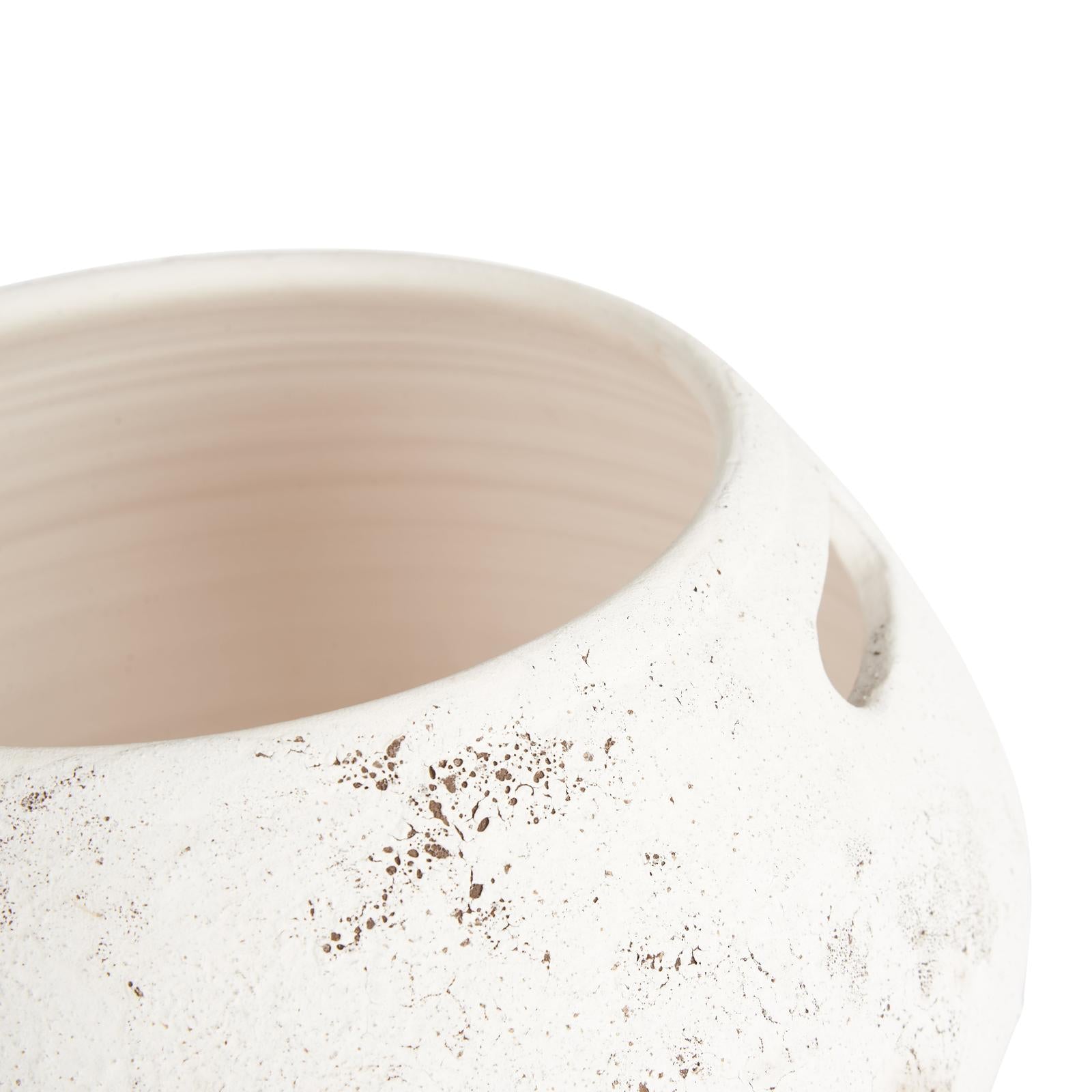 Wildwood Palmira White Cachepot