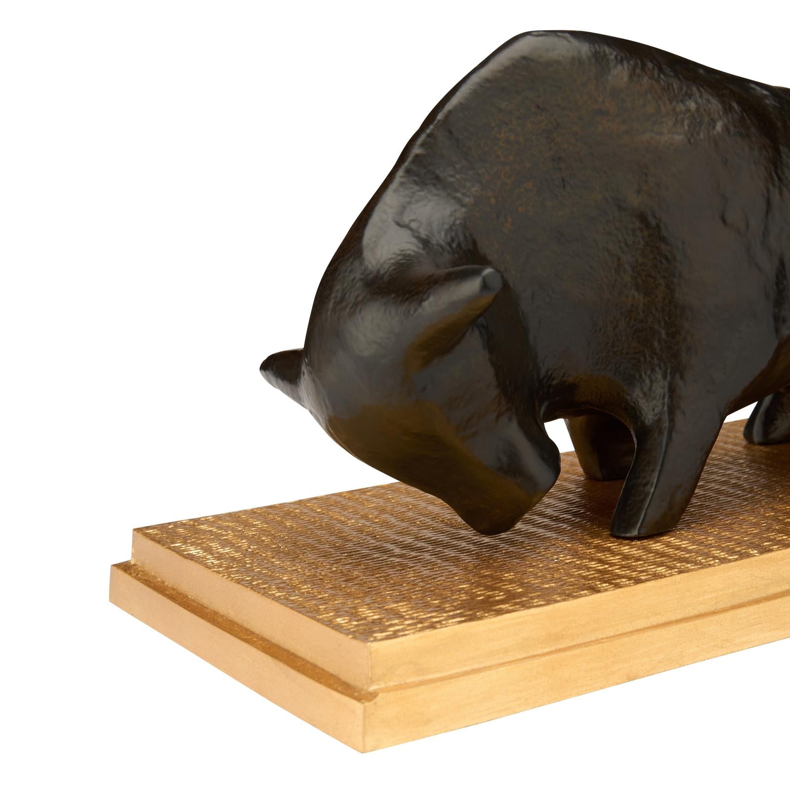Wildwood Running Bull Sculpture