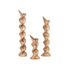 Wildwood Helix Candlesticks, Set of 3