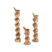 Wildwood Helix Candlesticks, Set of 3