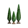 Wildwood Cypress Tree Sculptures, Set of 3