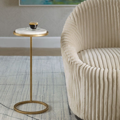 Modern Accents Marble Top Accent Table
