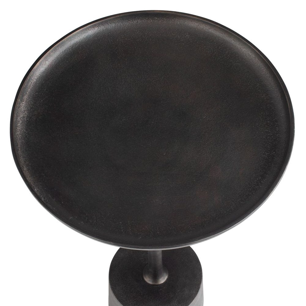 Modern Accents Round Aluminum Accent Table