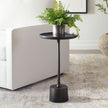 Modern Accents Round Aluminum Accent Table