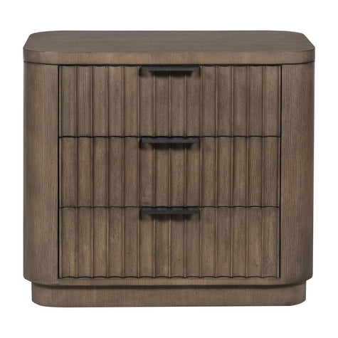 Vanguard Grandhaven Fluted Front Nightstand Three Drawers