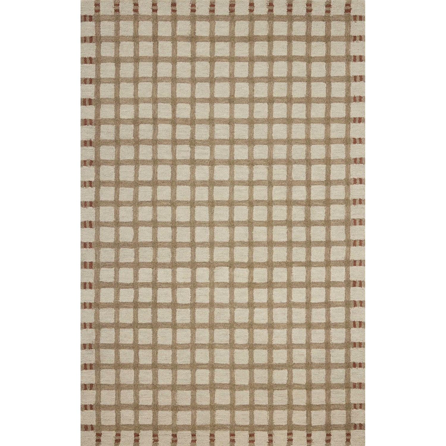 Magnolia Home Waylon WAY-02 Rug Natural / Rust DC10