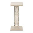 Michael Amini Lotus Bay C-Shaped Accent Table - Sand