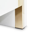 Michael Amini Palm Gate Upholstered Bed - Cloud White