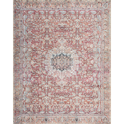 Loloi II Wynter WYN-05 Tomato / Teal Rug
