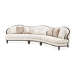 Michael Amini Camellia Field 3-Piece Chenille Sofa - Linen/Warm Pecan