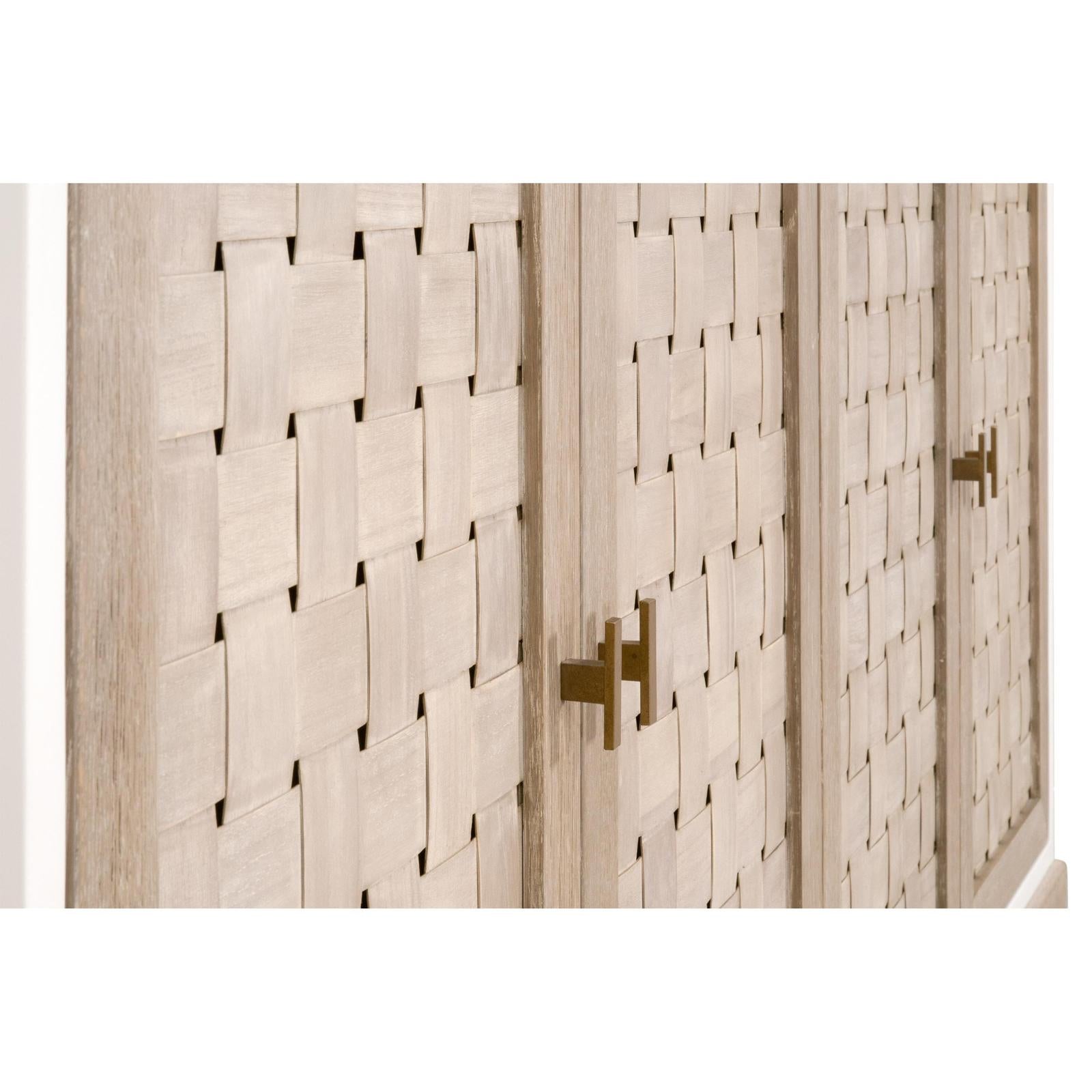 Essentials For Living Weave Media Sideboard