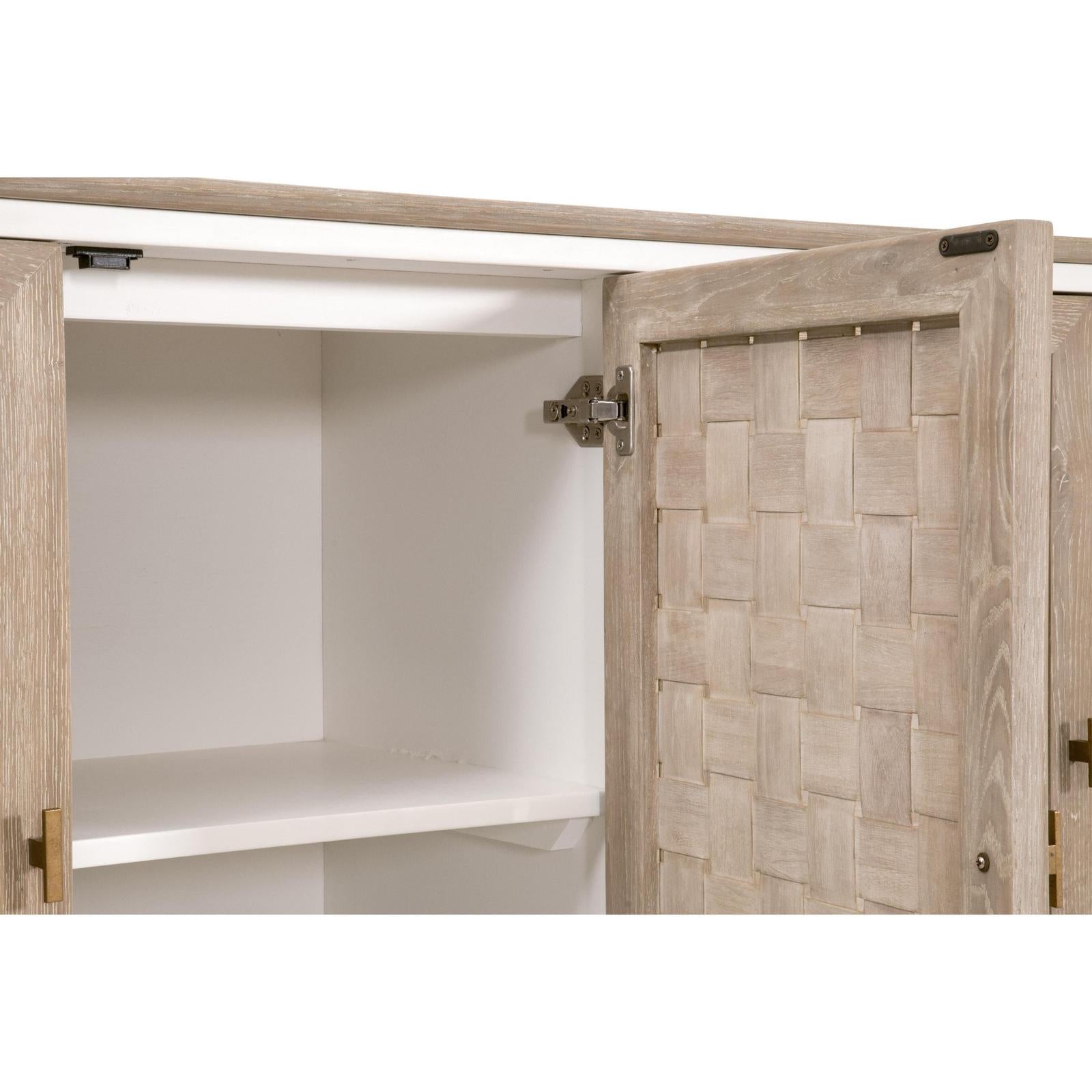 Essentials For Living Weave Media Sideboard