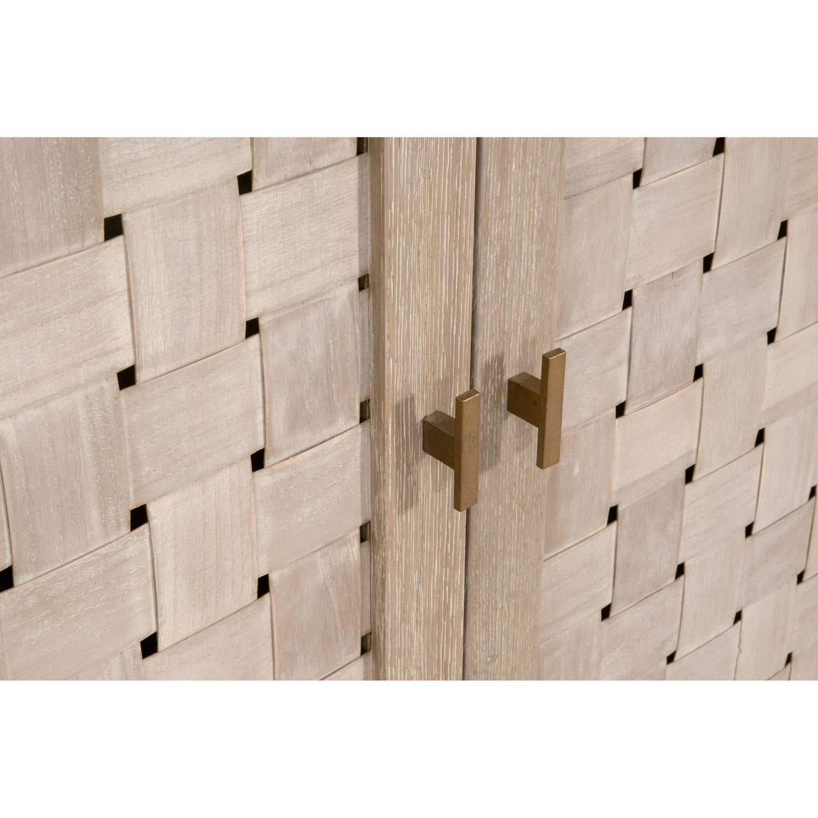 Essentials For Living Weave Media Sideboard
