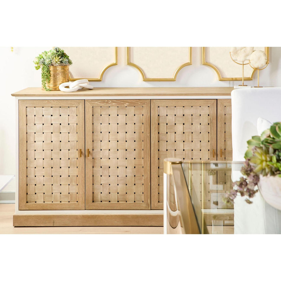 Essentials For Living Weave Media Sideboard