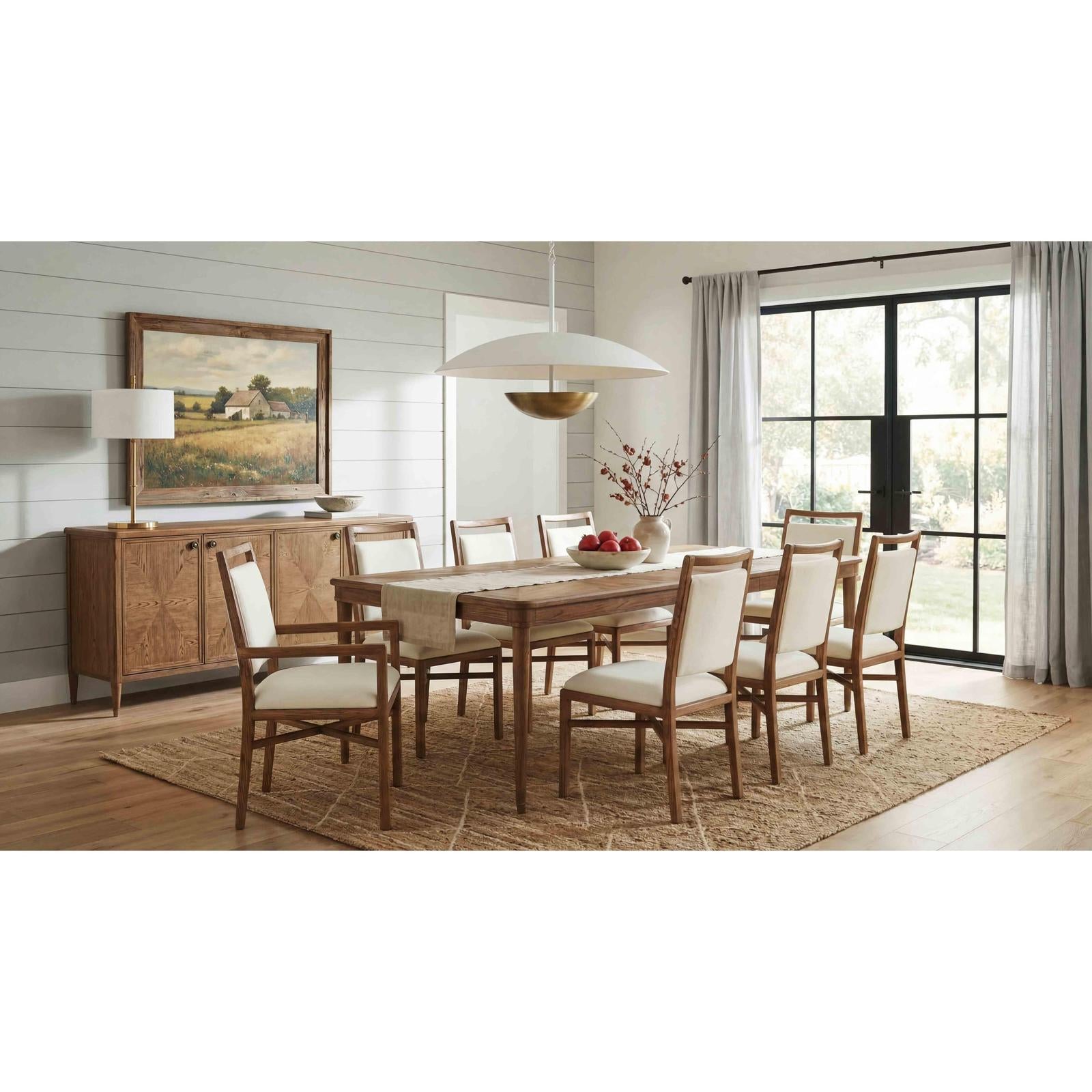 Theodore Alexander Willow Creek Benton Hollow Extension Dining Table