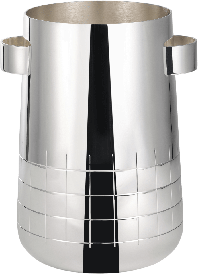 Christofle Graphik Silver-Plated Cooler