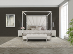 Michael Amini Penthouse Bed - Ash Gray