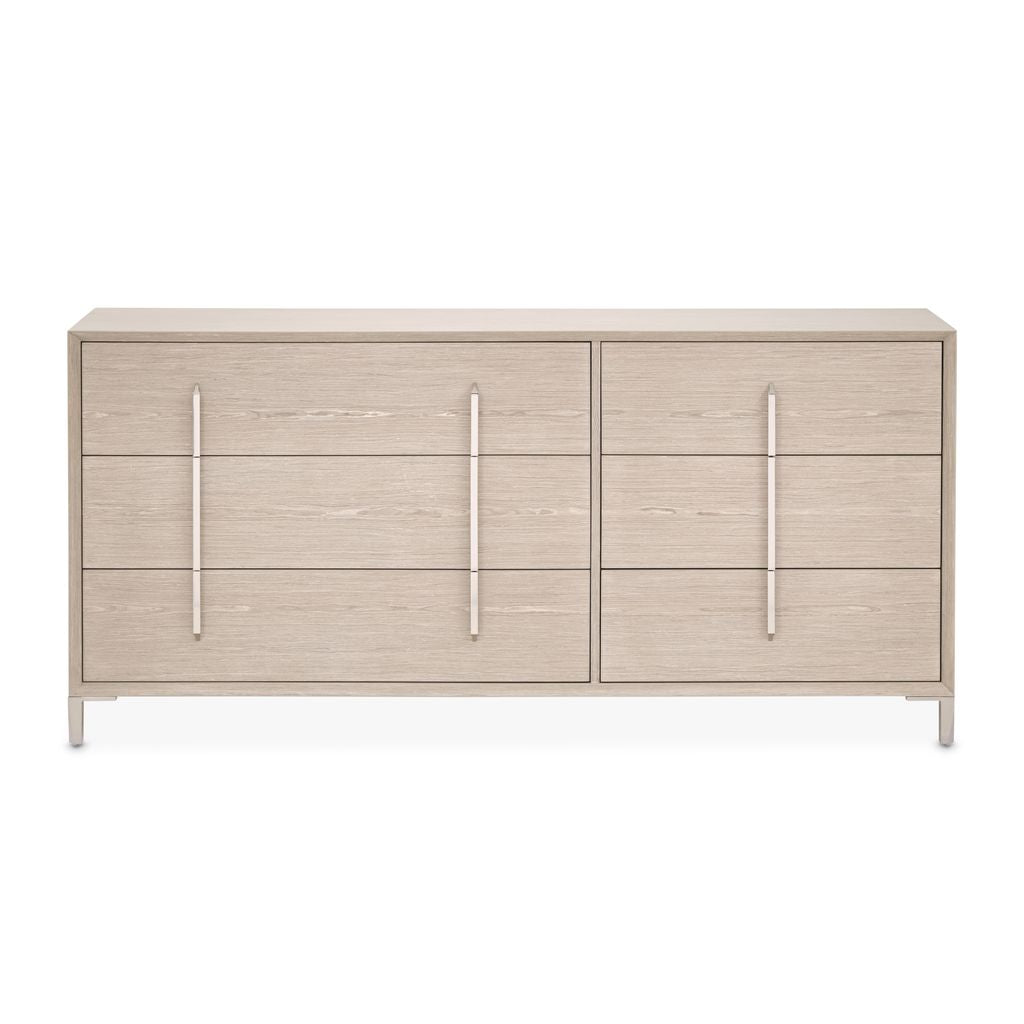 Michael Amini Lotus Bay Large Dresser - Sand