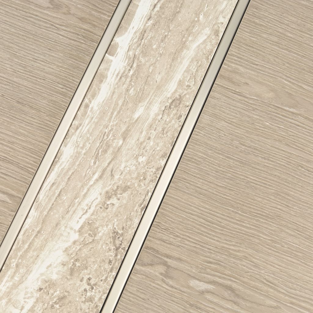 Michael Amini Lotus Bay Narrow Rectangular Dining Table - Sand