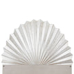 Michael Amini Fantosini King Fan Bed - Silver Leaf