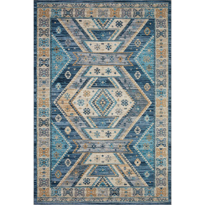 Loloi II Zion ZIO-02 Ocean / Gold Rug